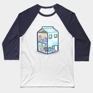 Cat Carton Condo Baseball T-Shirt